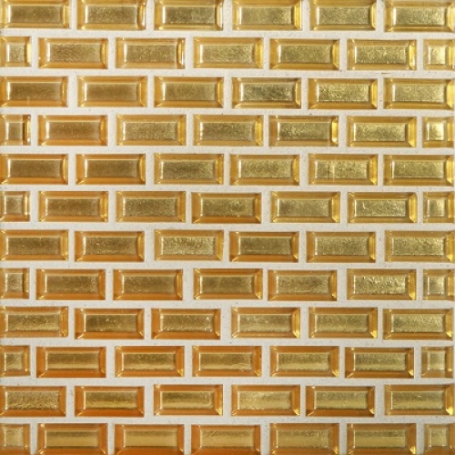 Venetian Mini Brick Gold Smooth