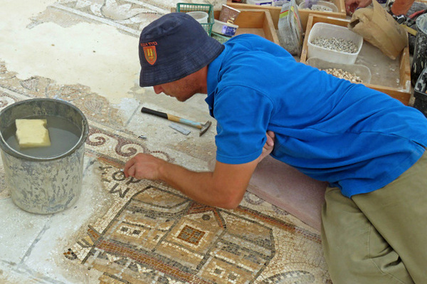 Why a rare Egyptian mosaic is going on display in an industrial park in Israel